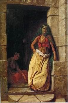 Arab or Arabic people and life. Orientalism oil paintings 611, unknow artist